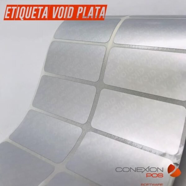 Etiqueta poliéster plata 50*25*2000 - Image 3