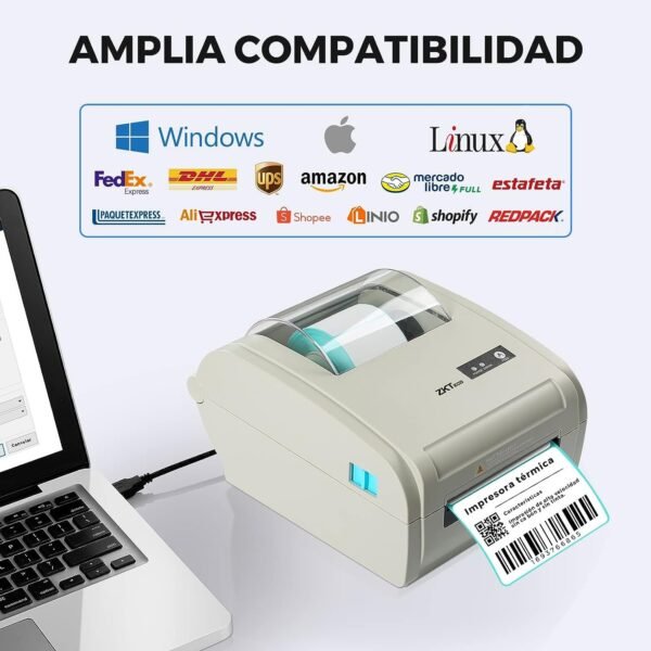 Impresora de etiquetas ZKTECO 8006 - Image 2