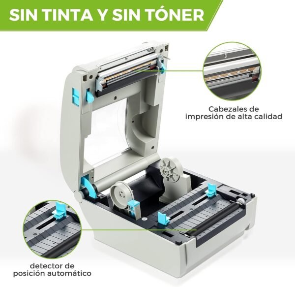 Impresora de etiquetas ZKTECO 8006 - Image 4