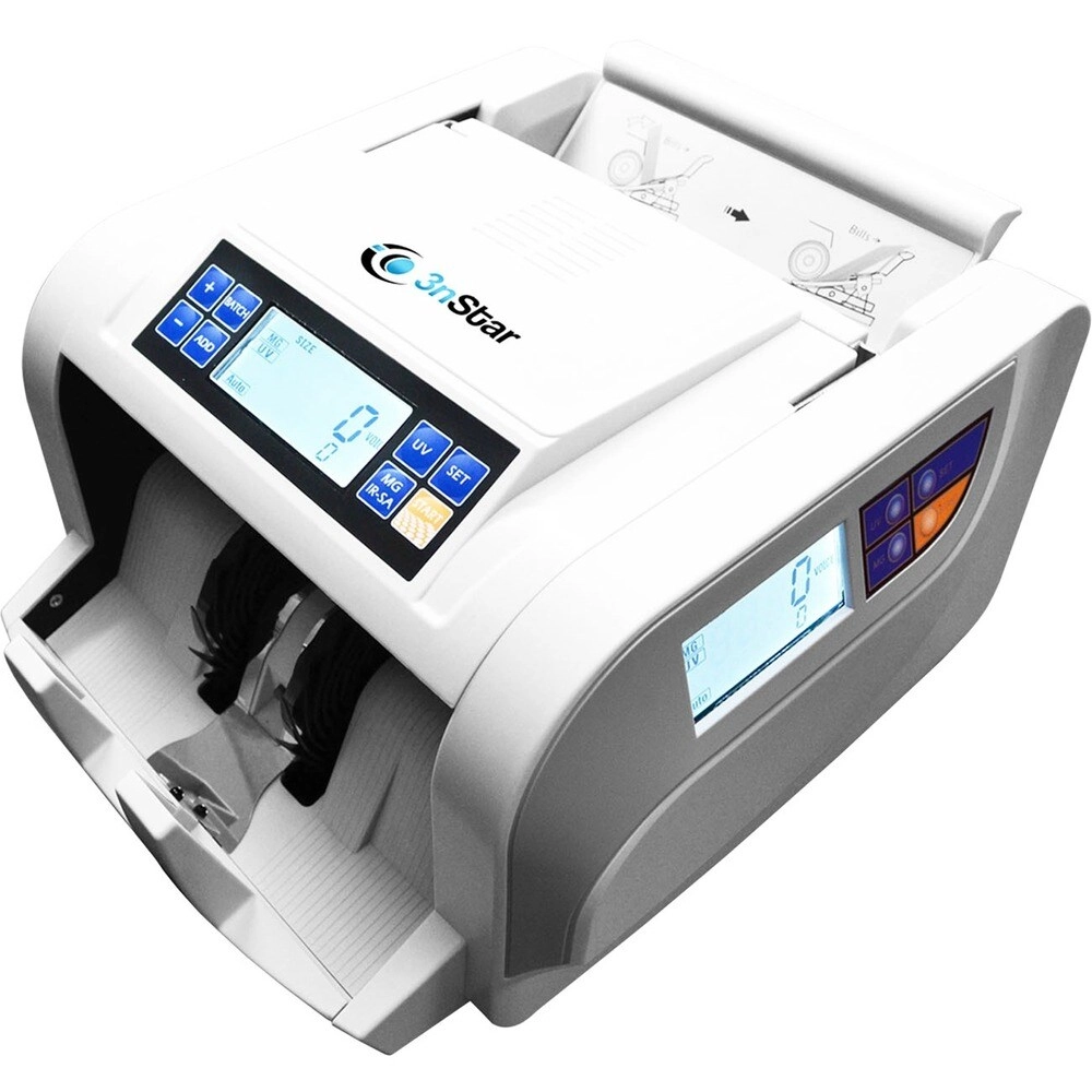 Contador de Billetes 3nStar BC1005 Profesional con Detector UV y Magnético - Doble Display - Imagen 1